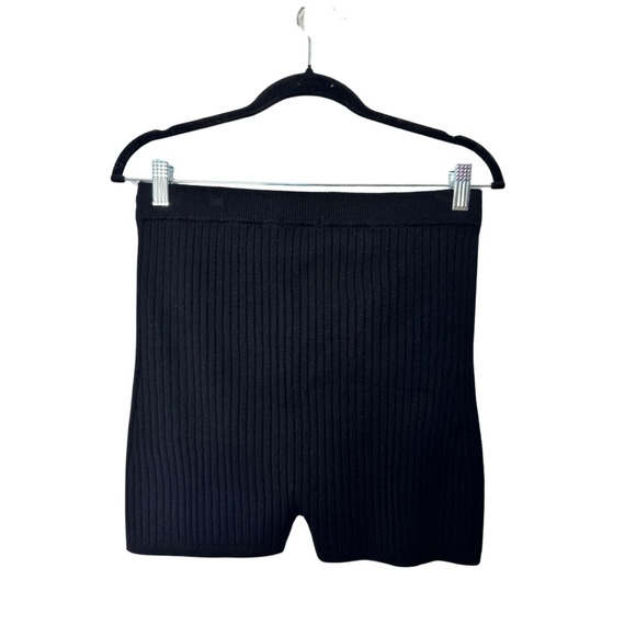 Victoria's Secret PINK Ribbed Knit Short Black - Picture 3 of 8